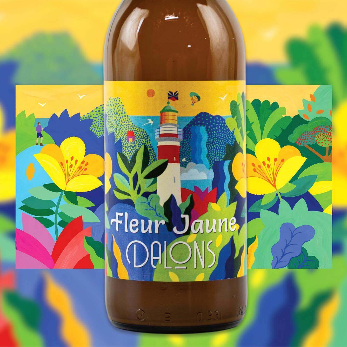 Brasserie Dalons - Bière Fleur Jaune