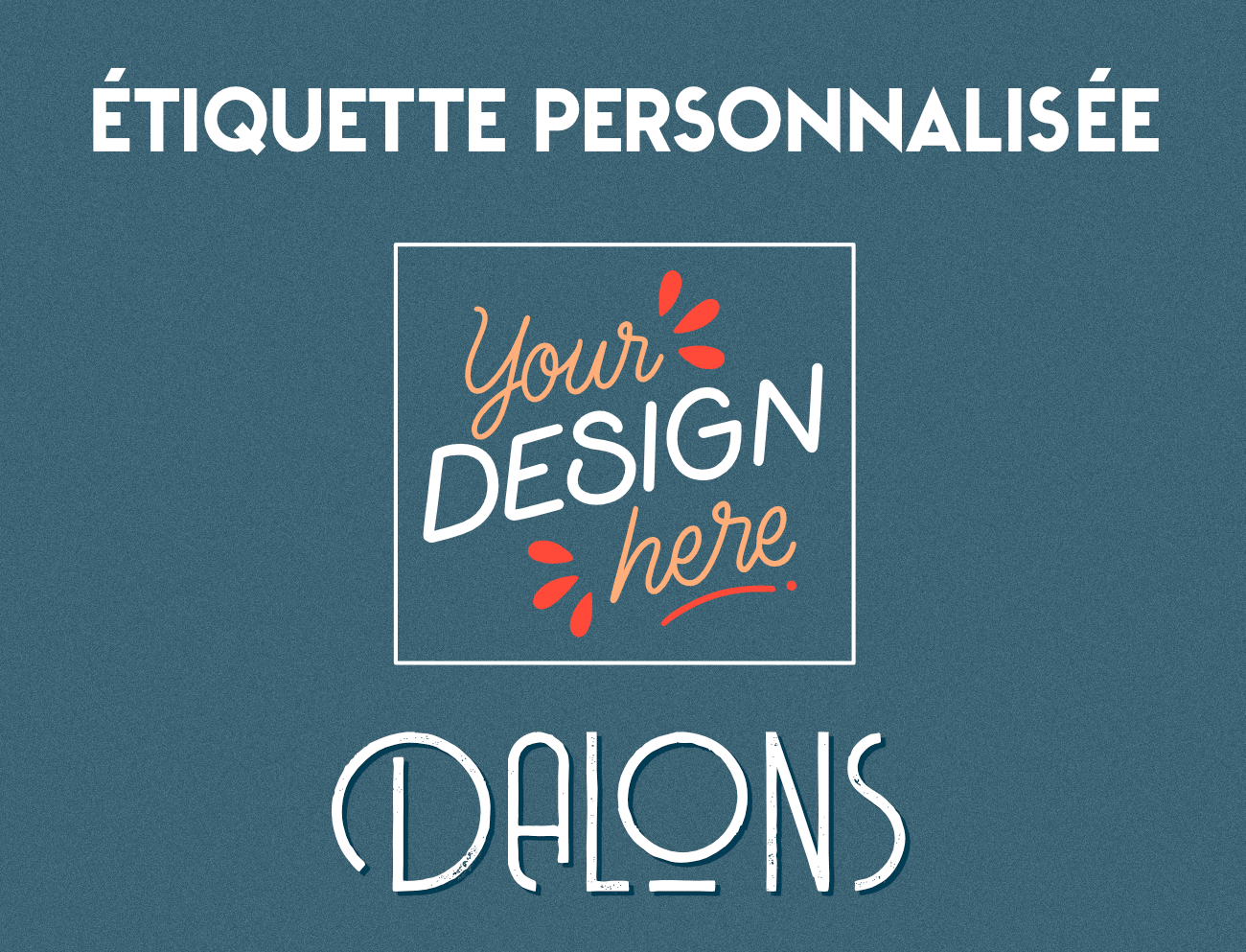 Brasserie Dalons - Étiquette personnalisée